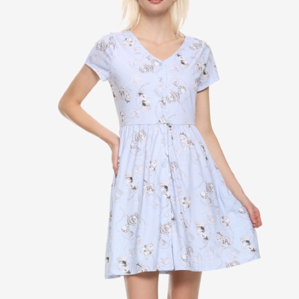 Alice in Wonderland Small dress blue